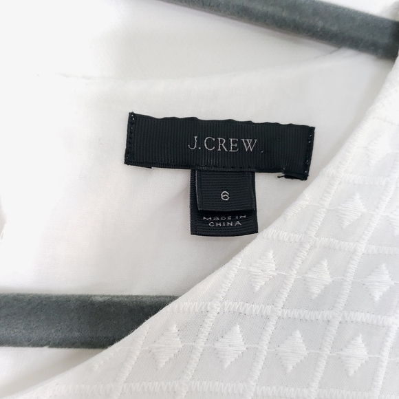 J. Crew eyelet lined flare sleeve dress size 6 - Picture 7 of 7